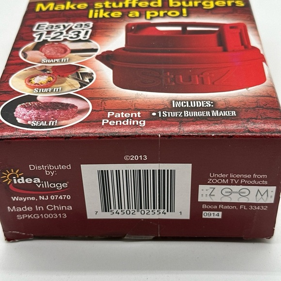 Stufz Stuffed Burger Press - Hamburger Patty Maker - As Seen On TV - Picture 2 of 5